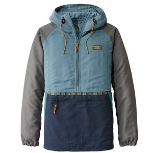 L.L. Bean Slate/Nautical Navy Hooded Jacket
